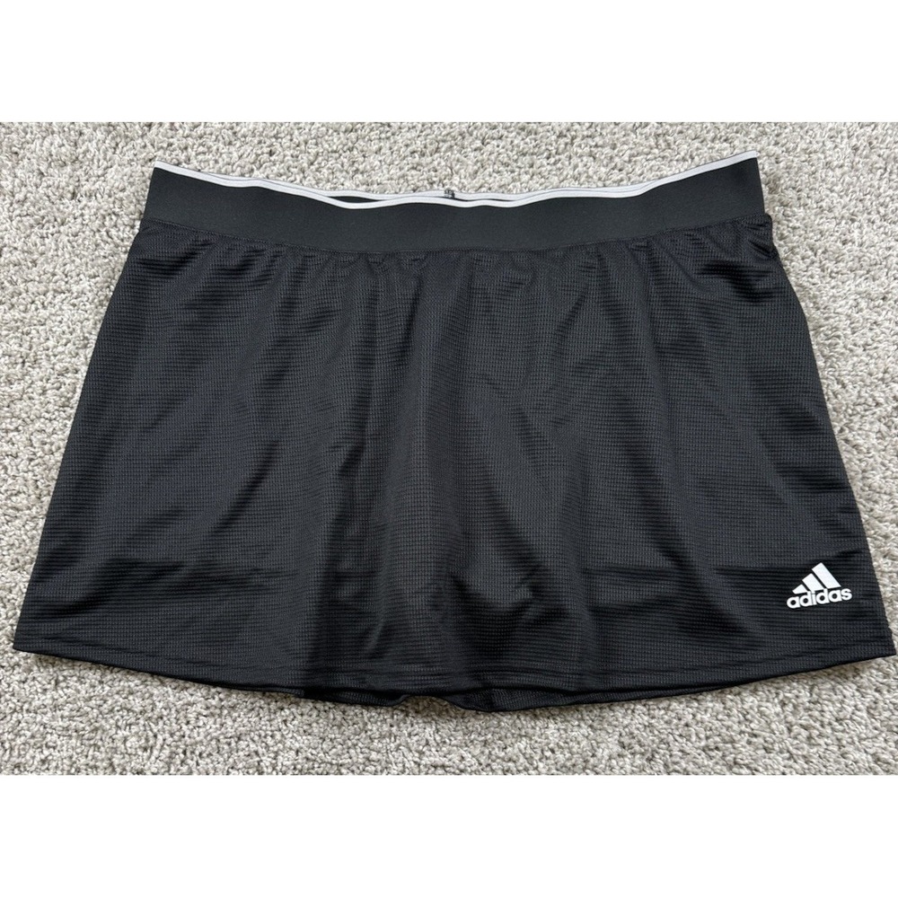 NEW Adidas‎ Primegreen Aeroready Womens Tennis Skort Black Athletic Workout XL